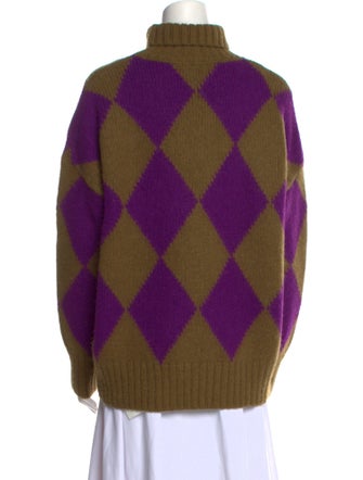 La DoubleJ Printed Turtleneck Sweater