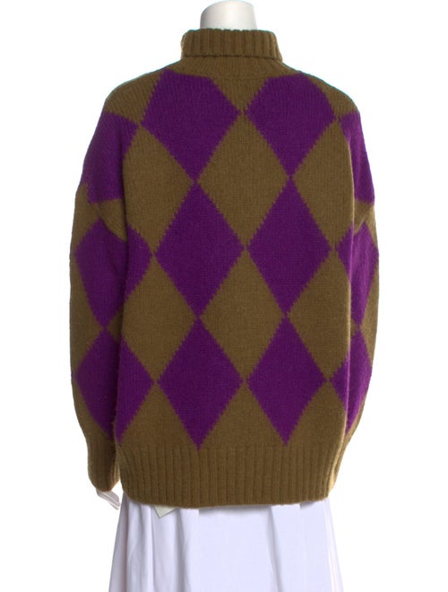 La DoubleJ Printed Turtleneck Sweater