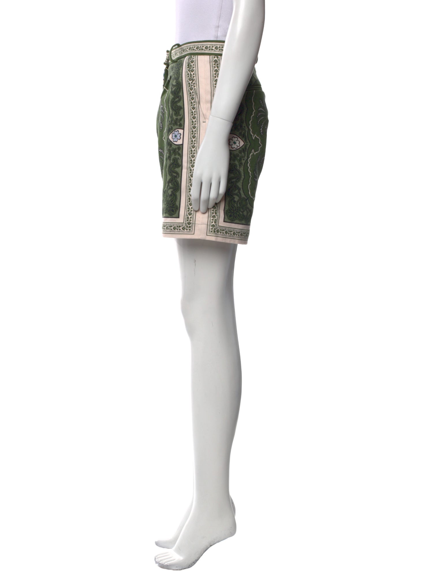 La DoubleJ Printed Mini Shorts