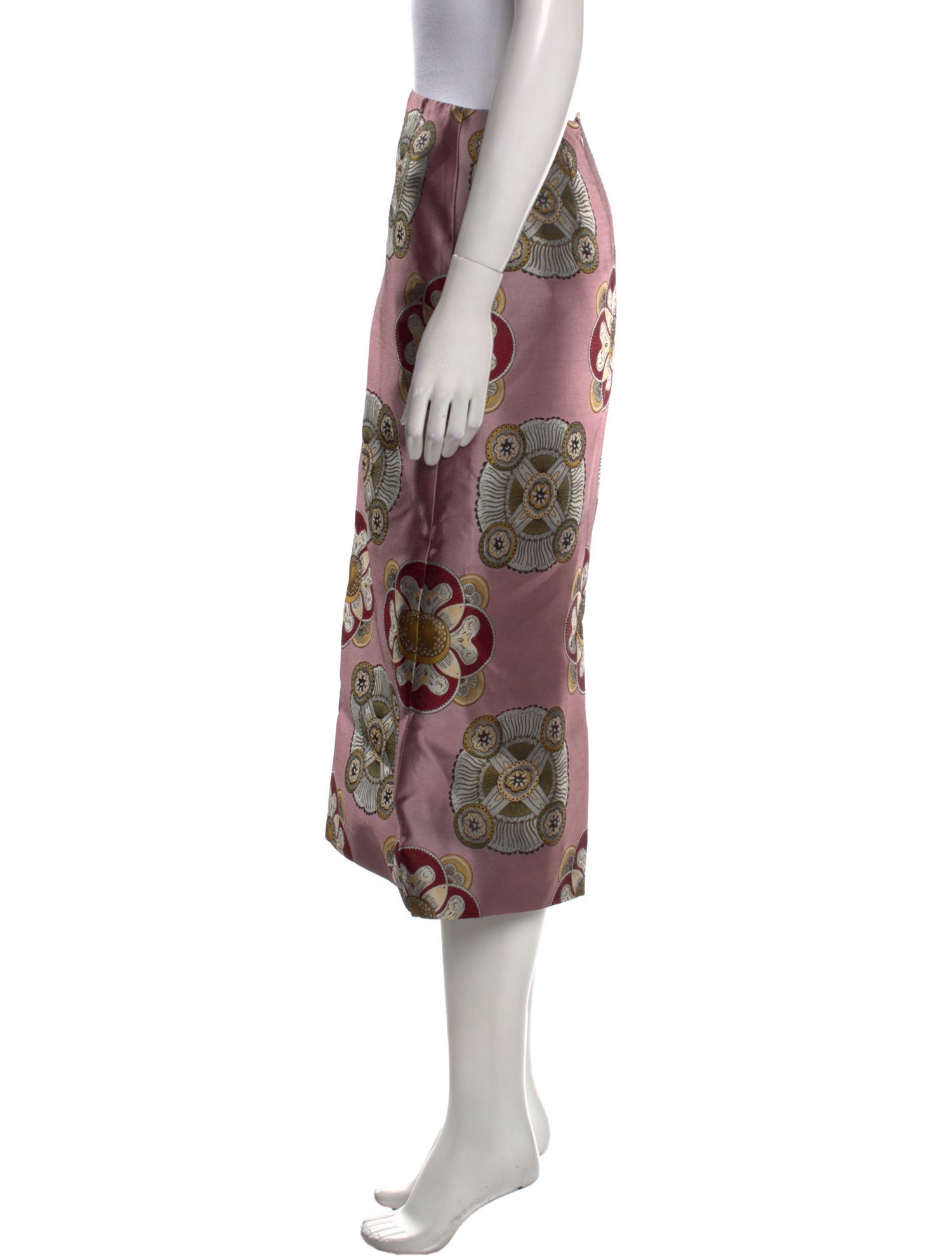 La DoubleJ Printed Knee-Length Skirt w/ Tags