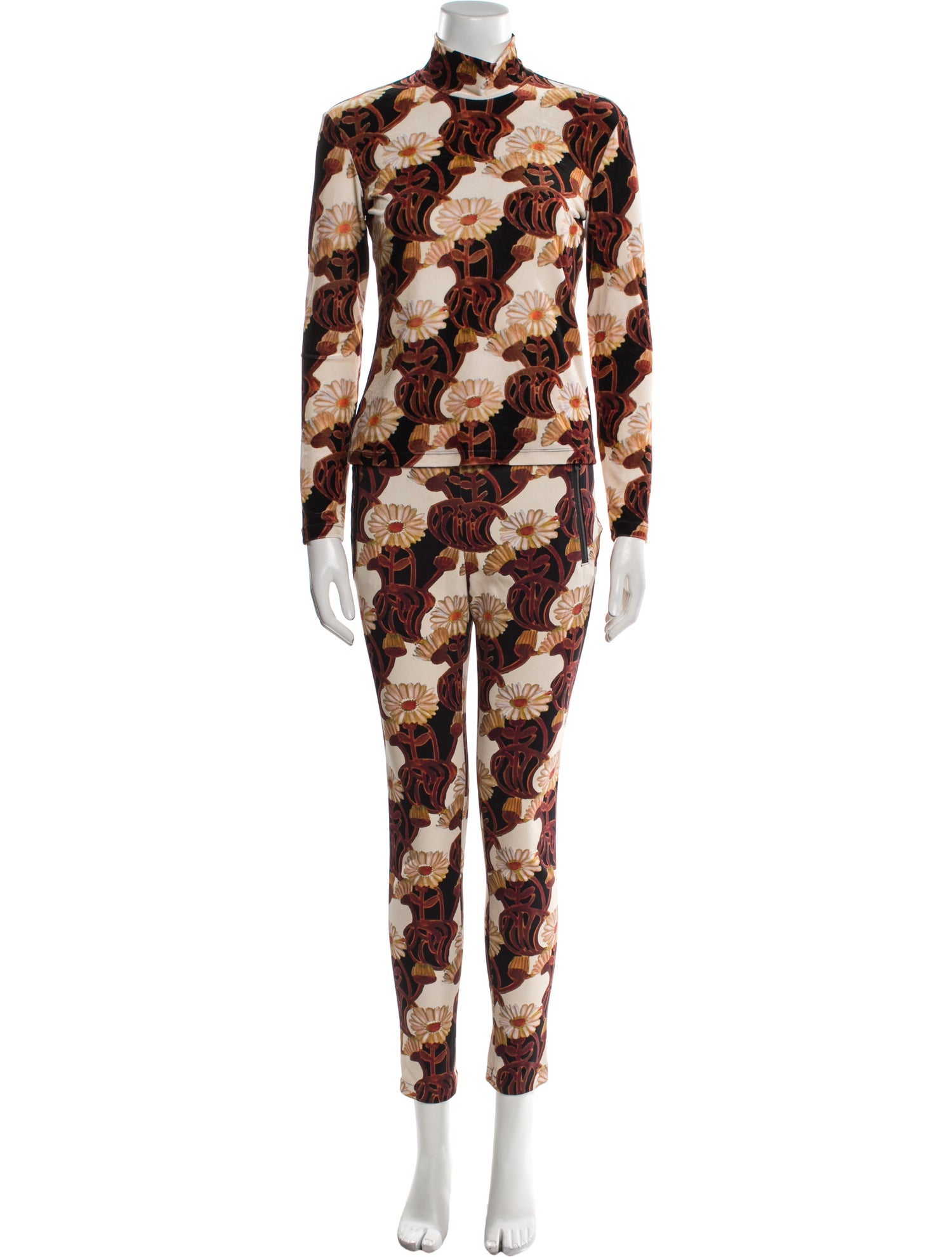 La DoubleJ Floral Print Pant Set