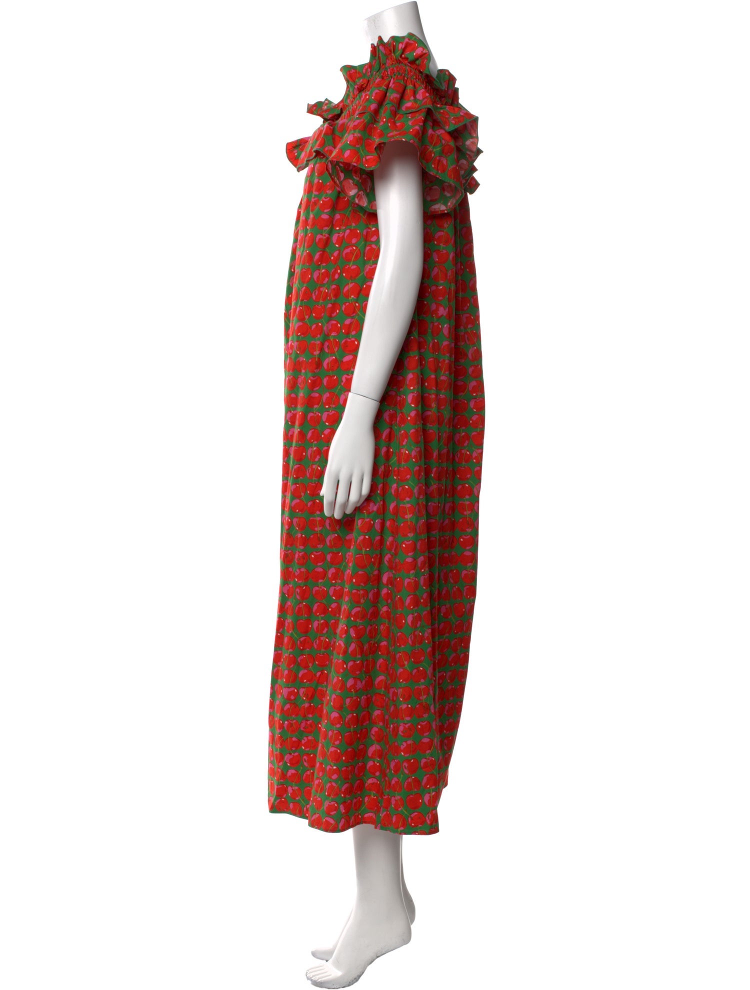 La DoubleJ Printed Midi Length Dress