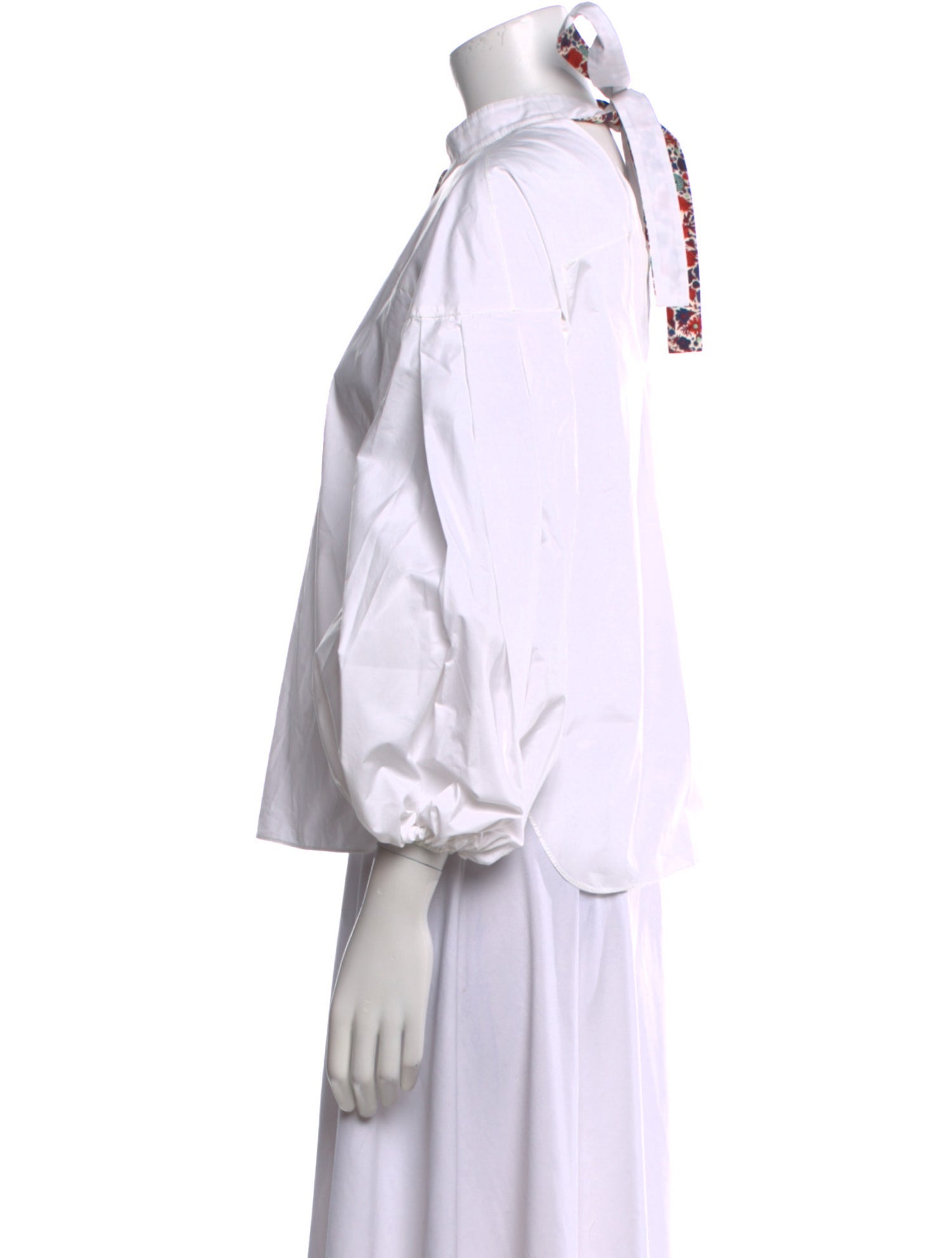 La DoubleJ Three-Quarter Sleeve Button-Up Top