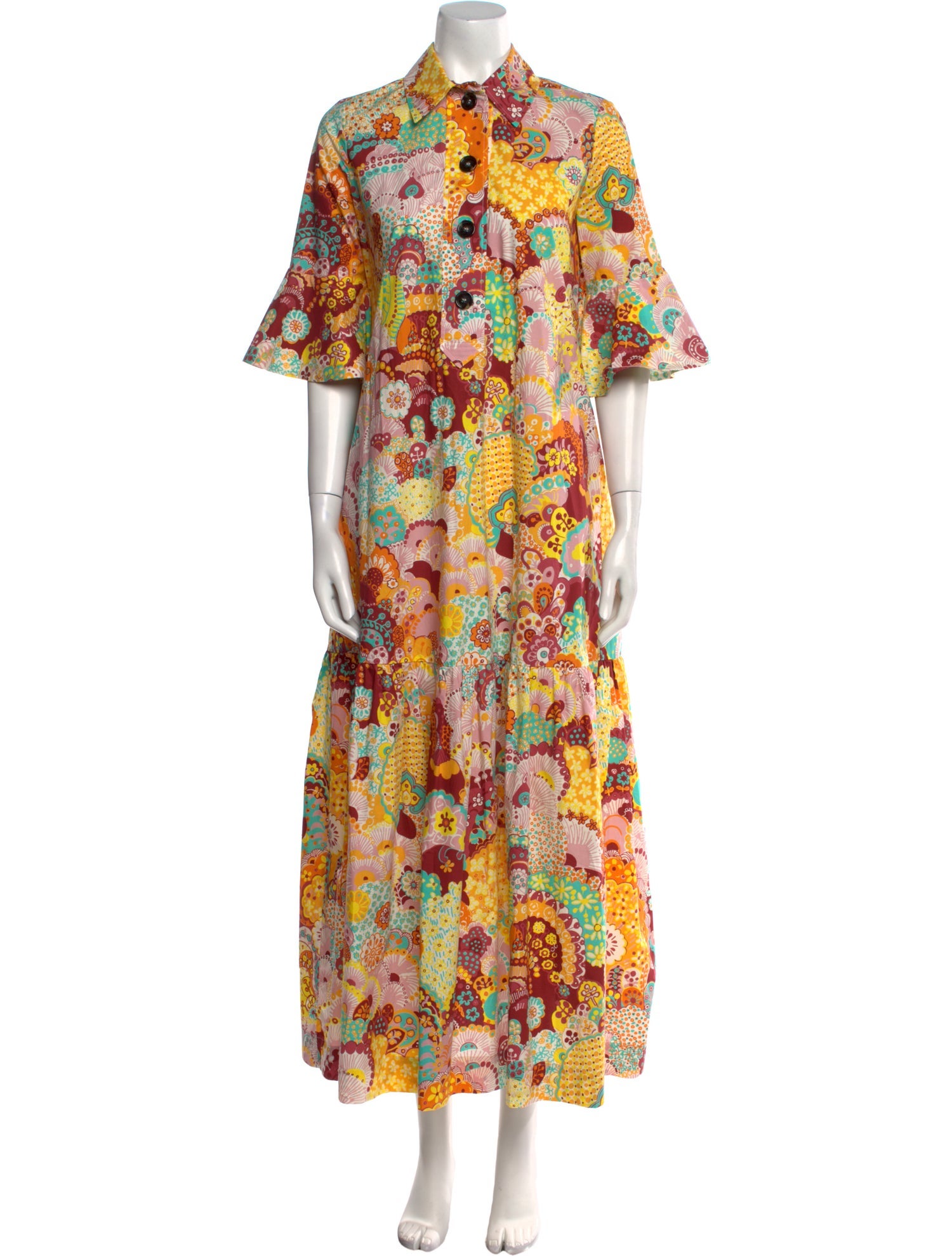 La DoubleJ Floral Print Long Dress