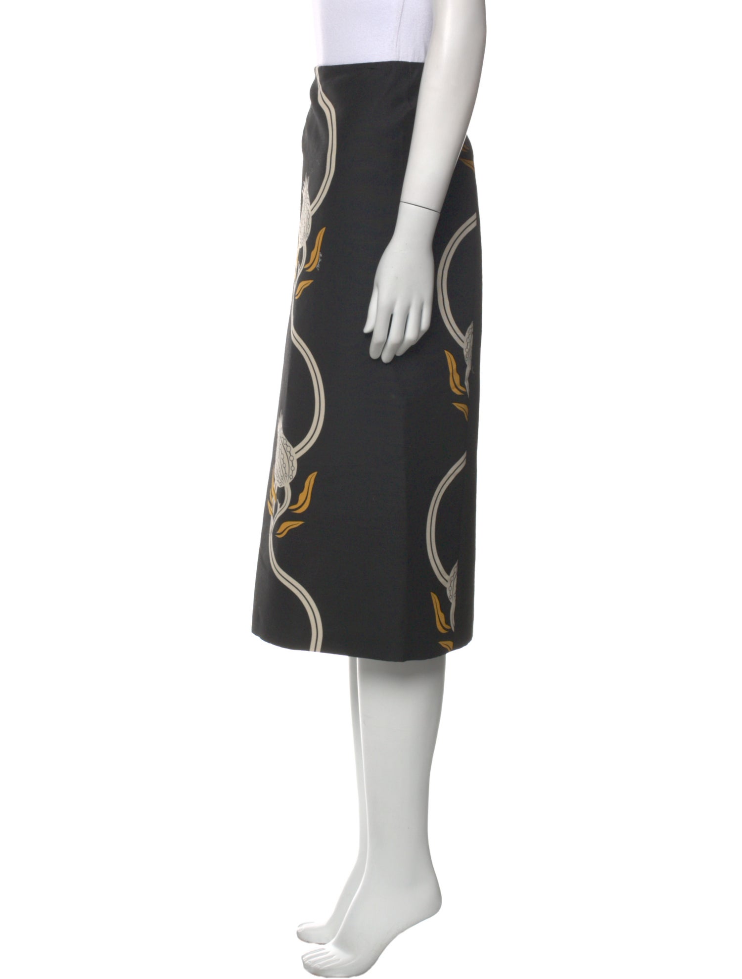 La DoubleJ Wool Knee-Length Skirt