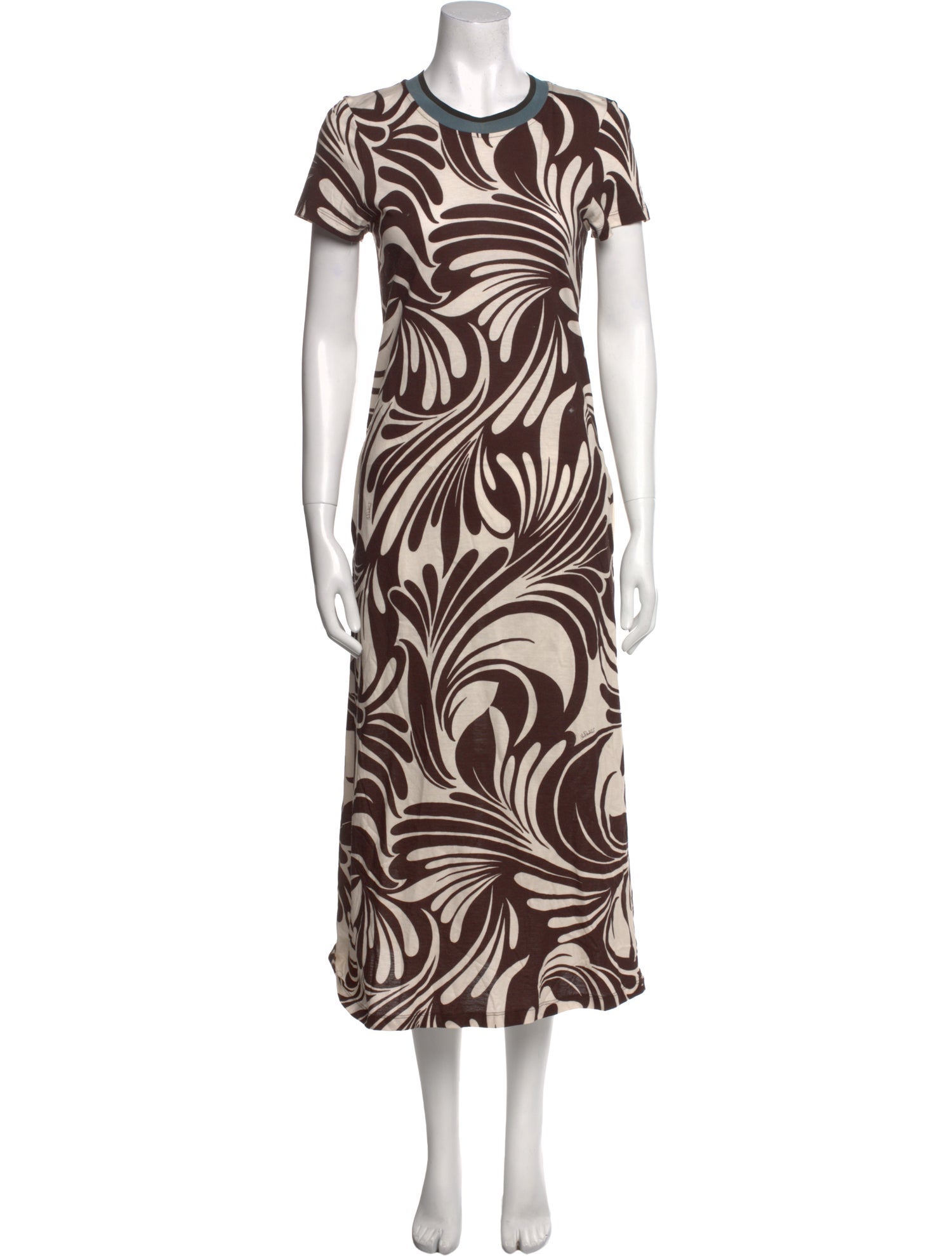 La DoubleJ Printed Midi Length Dress