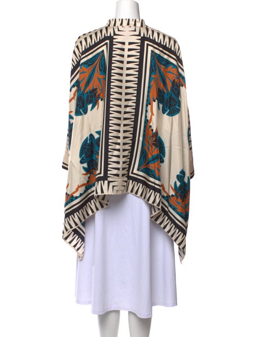 La DoubleJ Silk Printed Button-Up Top