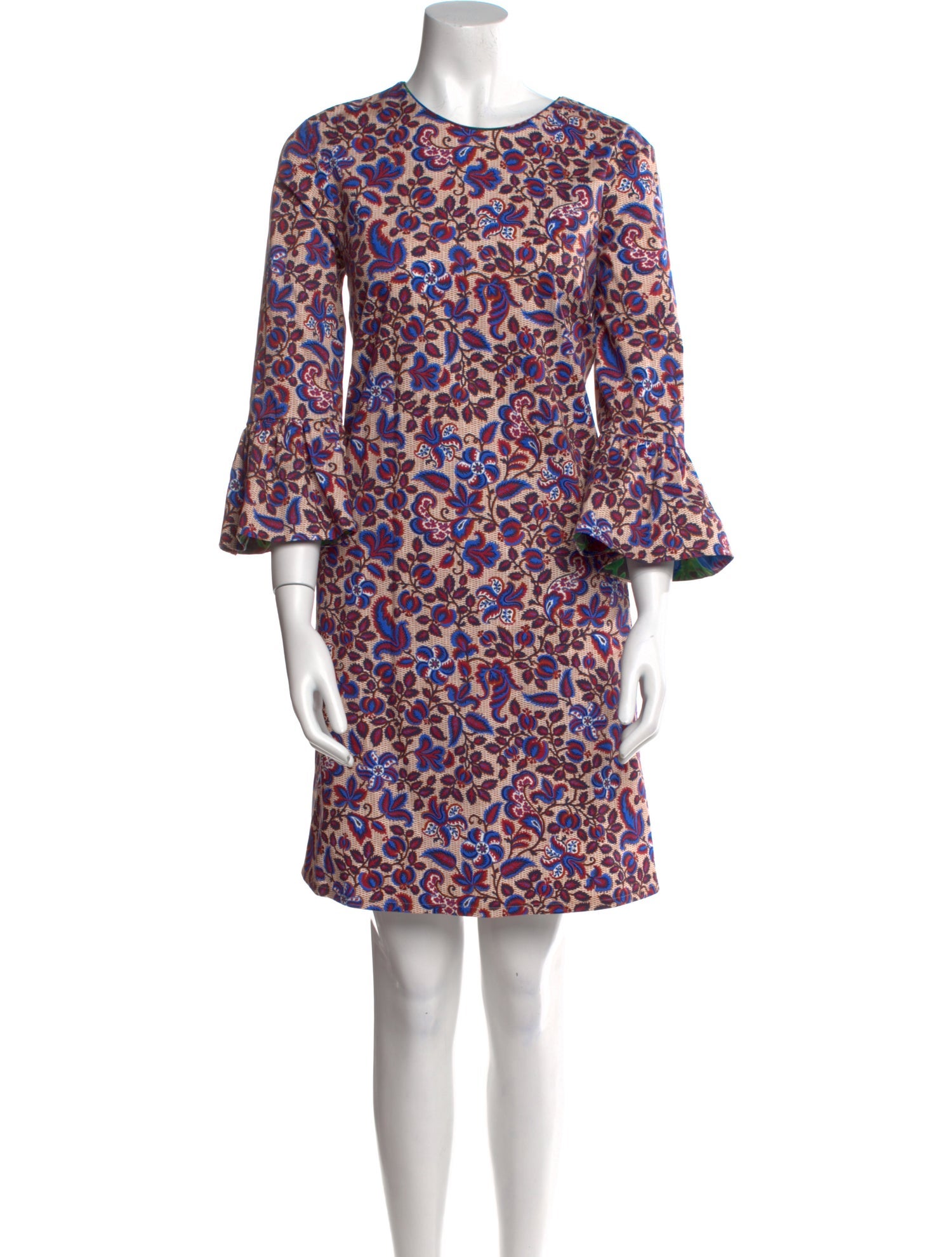 La DoubleJ Floral Print Mini Dress