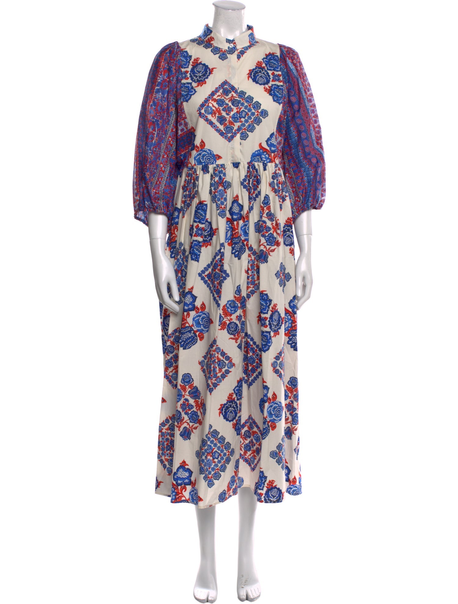 La DoubleJ Paisley Print Long Dress w/ Tags