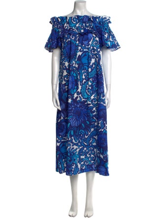 La DoubleJ Floral Print Long Dress