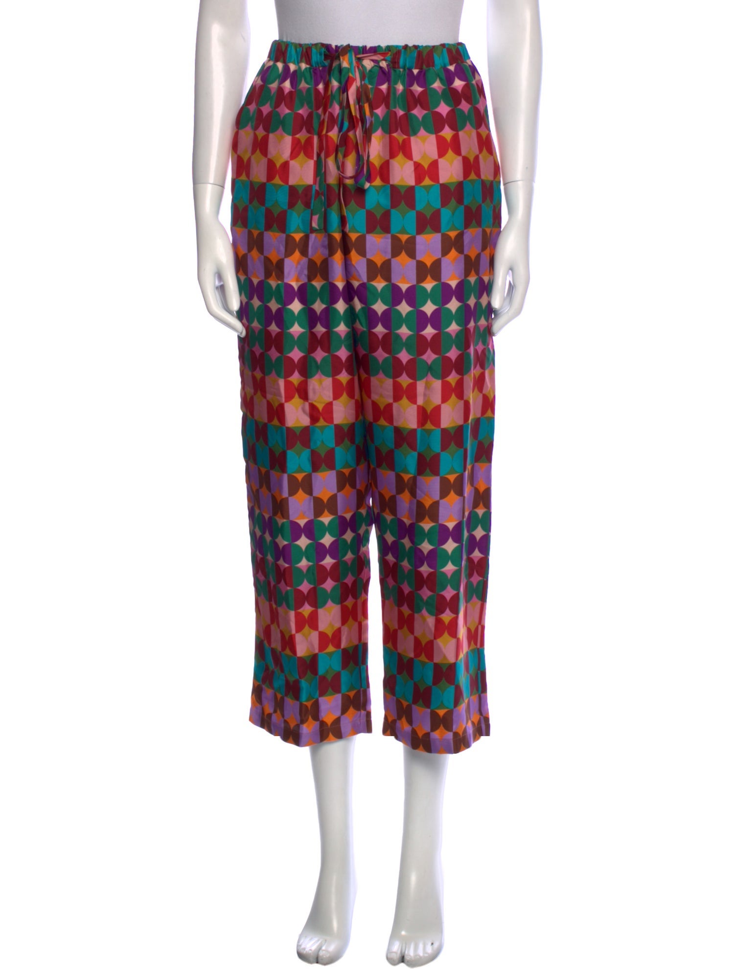 La DoubleJ Silk Straight Leg Pants