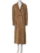La DoubleJ Wool Animal Print Coat