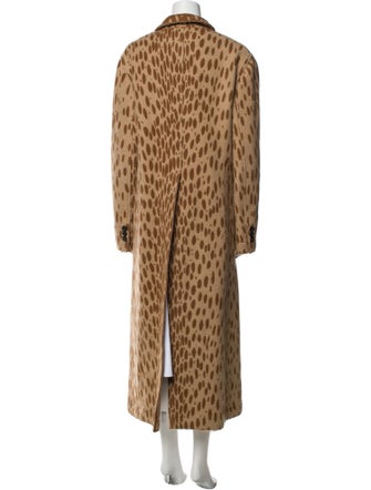 La DoubleJ Wool Animal Print Coat