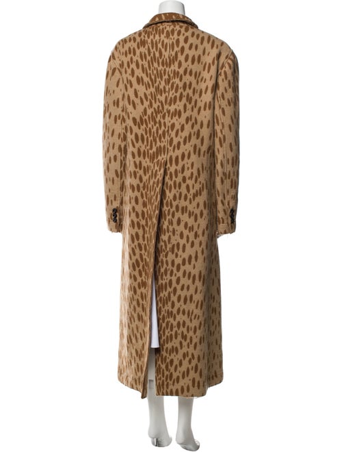 La DoubleJ Wool Animal Print Coat