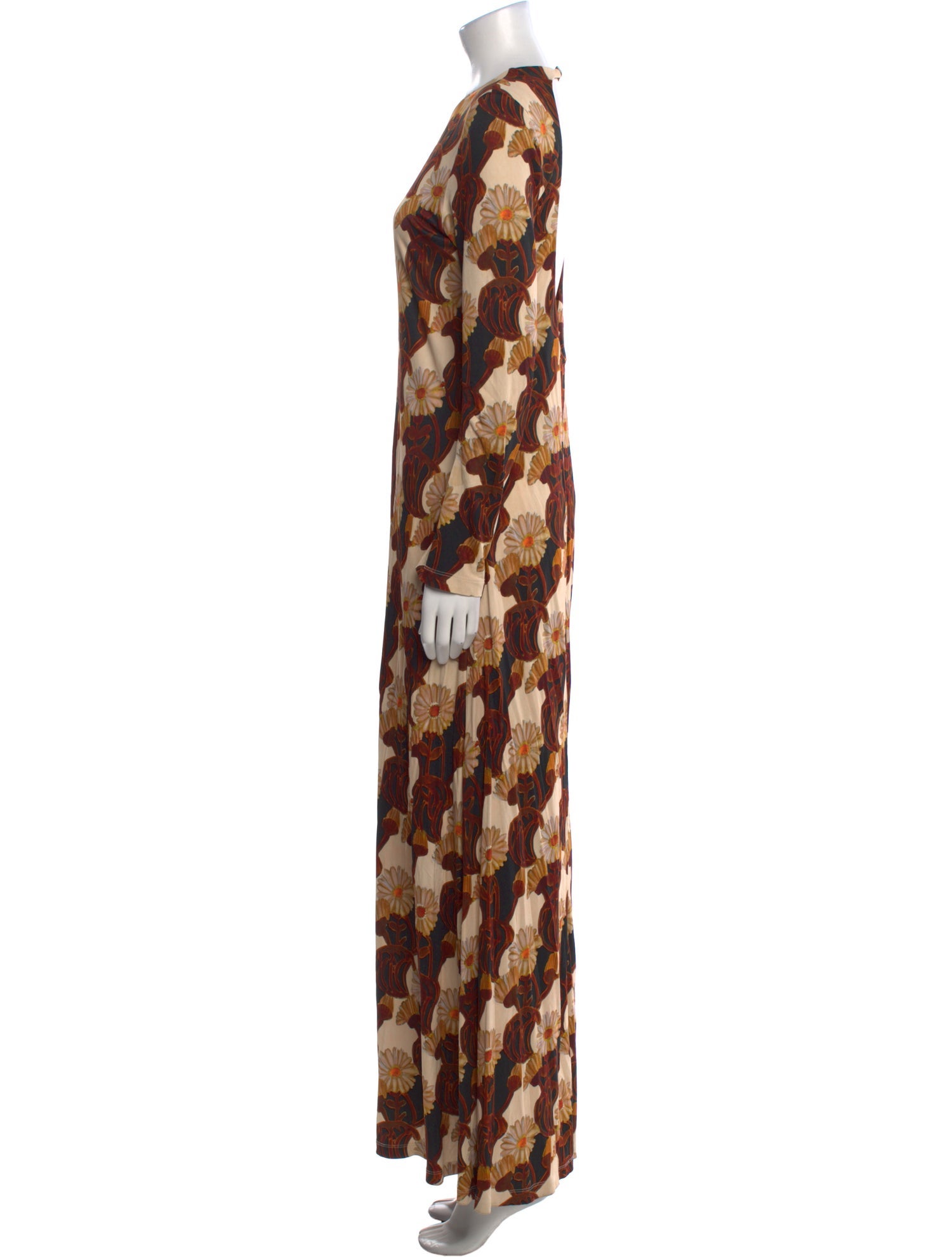 La DoubleJ Floral Print Long Dress