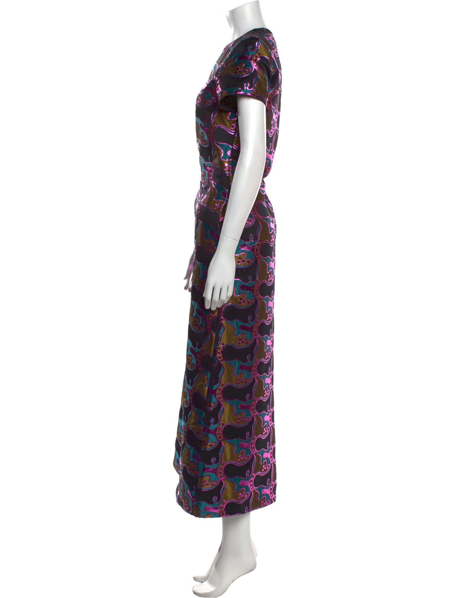 La DoubleJ Floral Print Long Dress