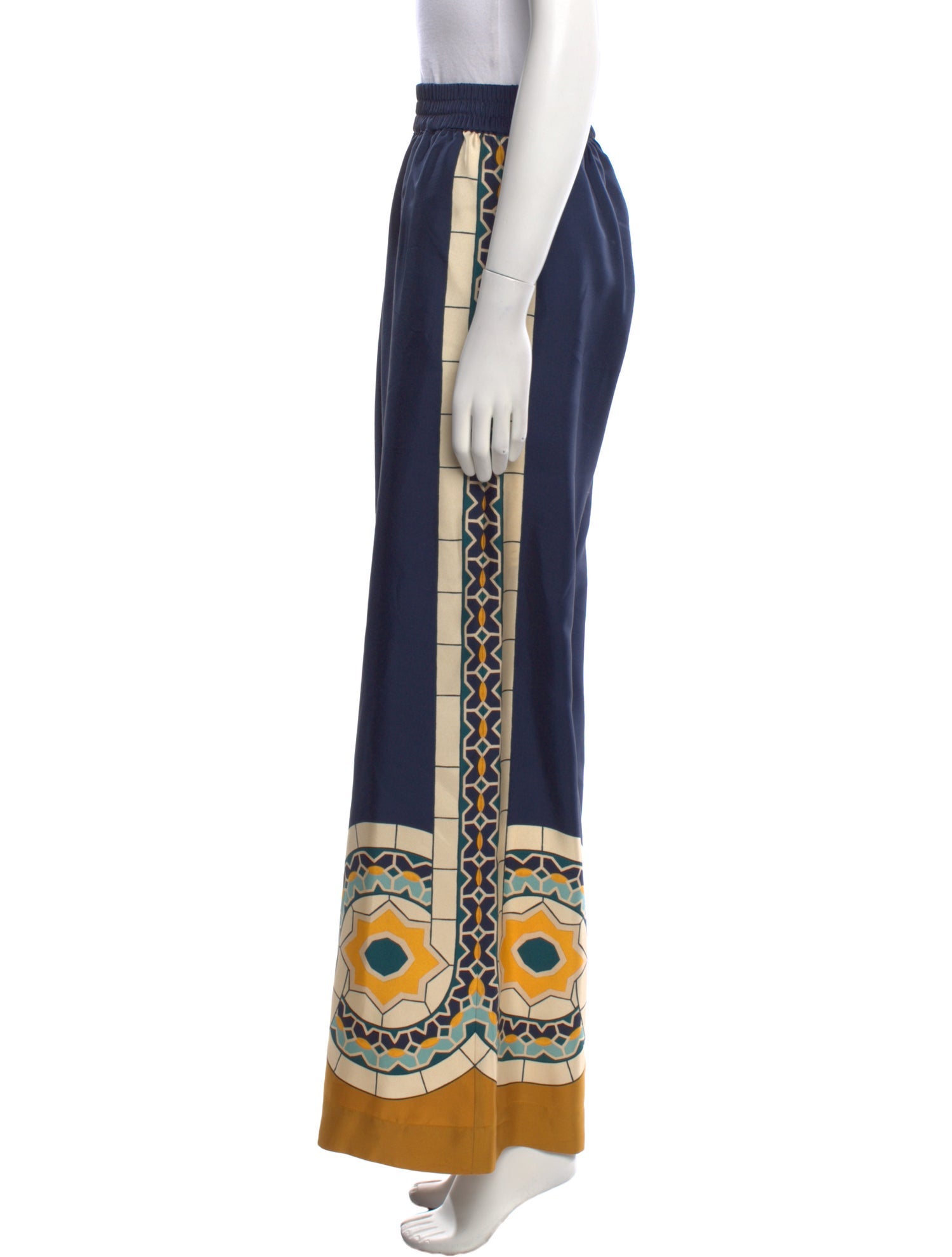 La DoubleJ Silk Wide Leg Pants