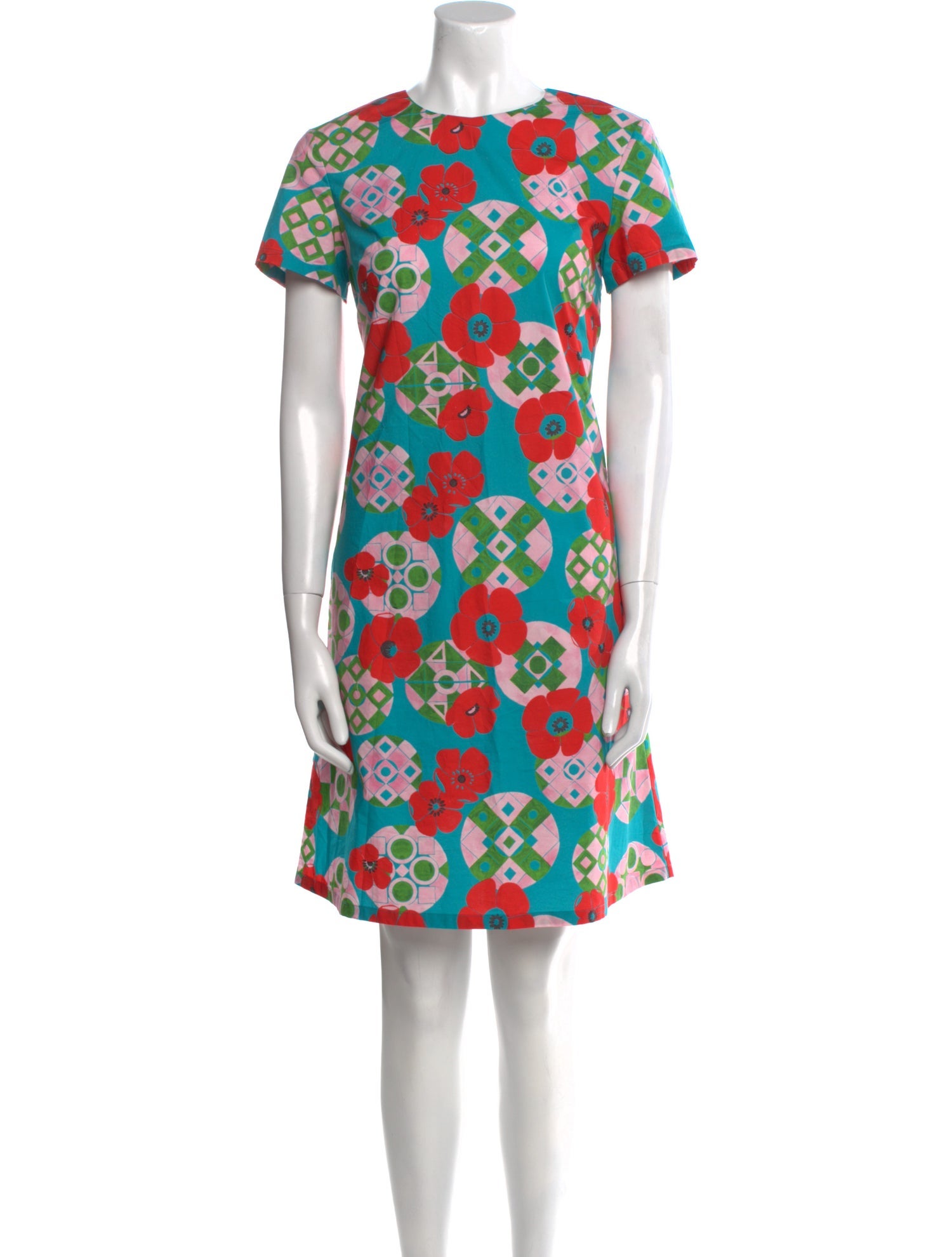 La DoubleJ Floral Print Mini Dress