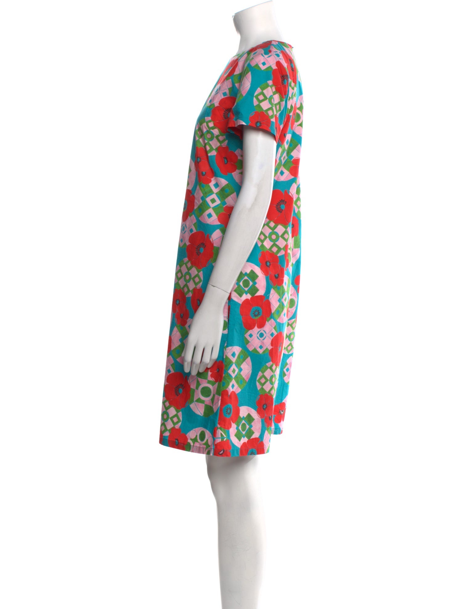 La DoubleJ Floral Print Mini Dress