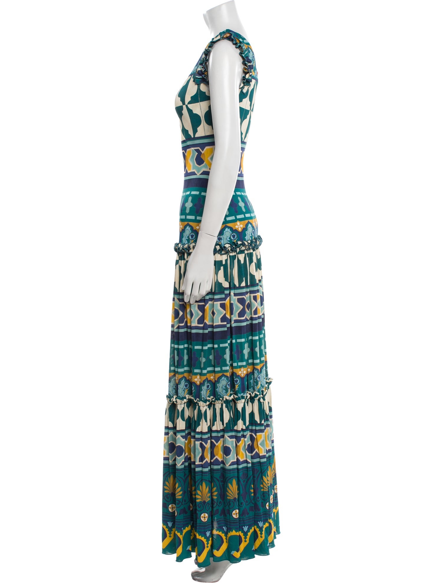 La DoubleJ Printed Long Dress w/ Tags