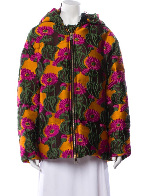 La DoubleJ Floral Print Down Jacket