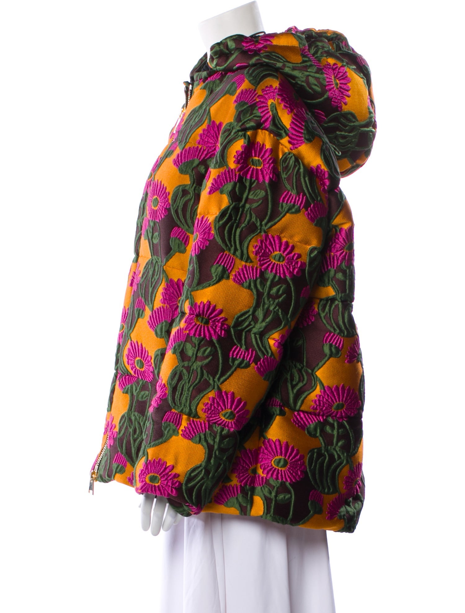 La DoubleJ Floral Print Down Jacket