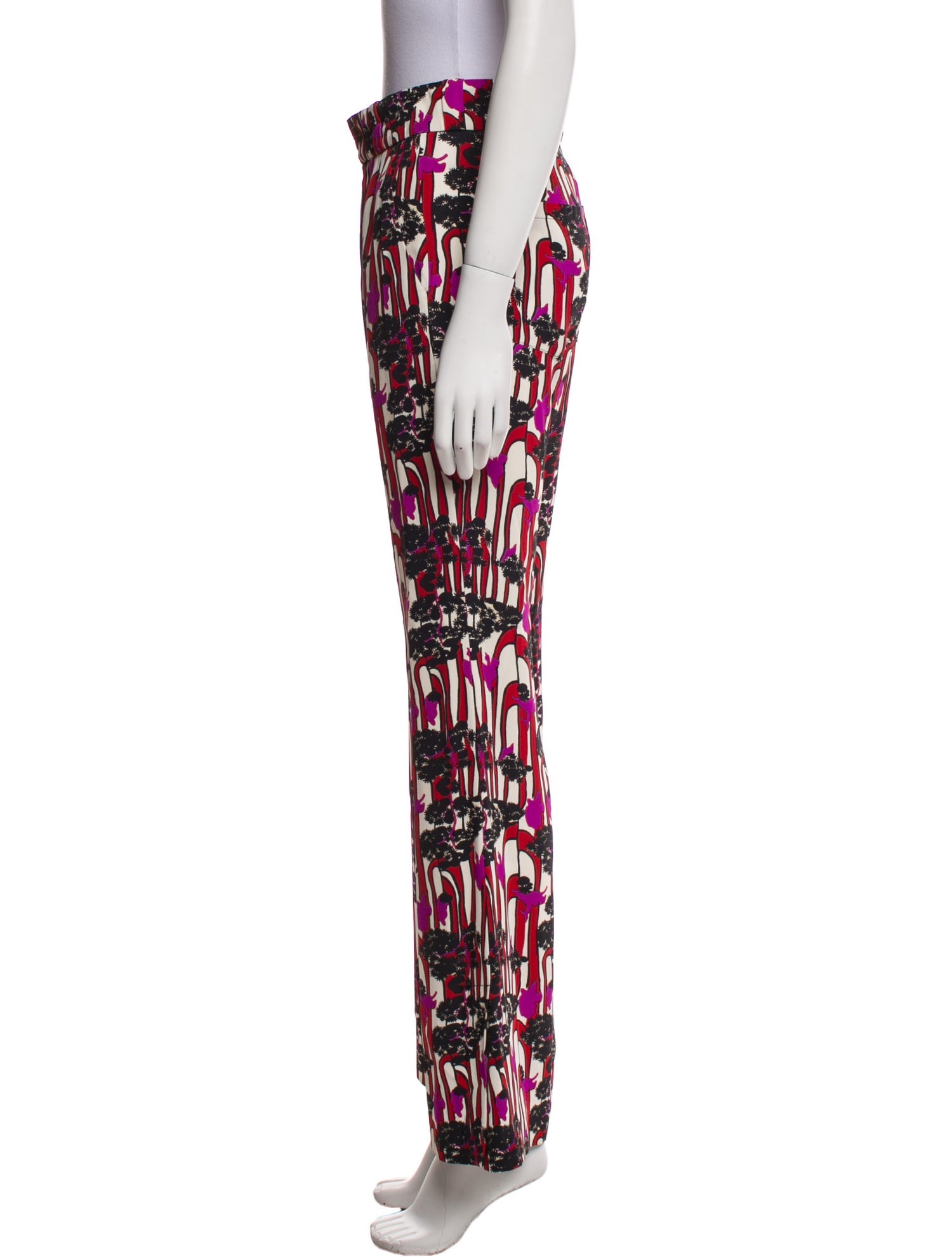 La DoubleJ Floral Print Wide Leg Pants