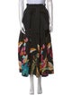 La DoubleJ Floral Print Midi Length Skirt