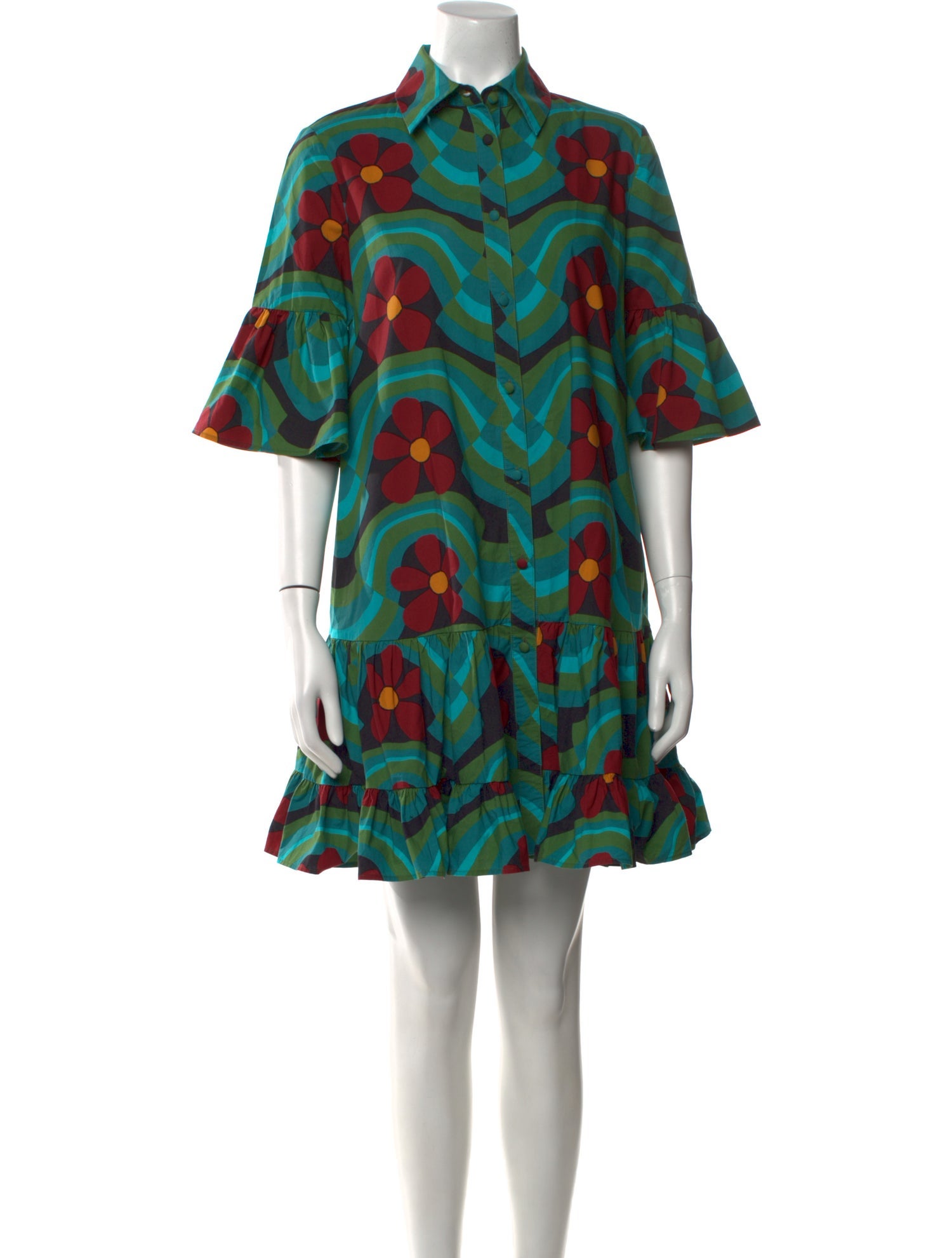 La DoubleJ Printed Mini Dress