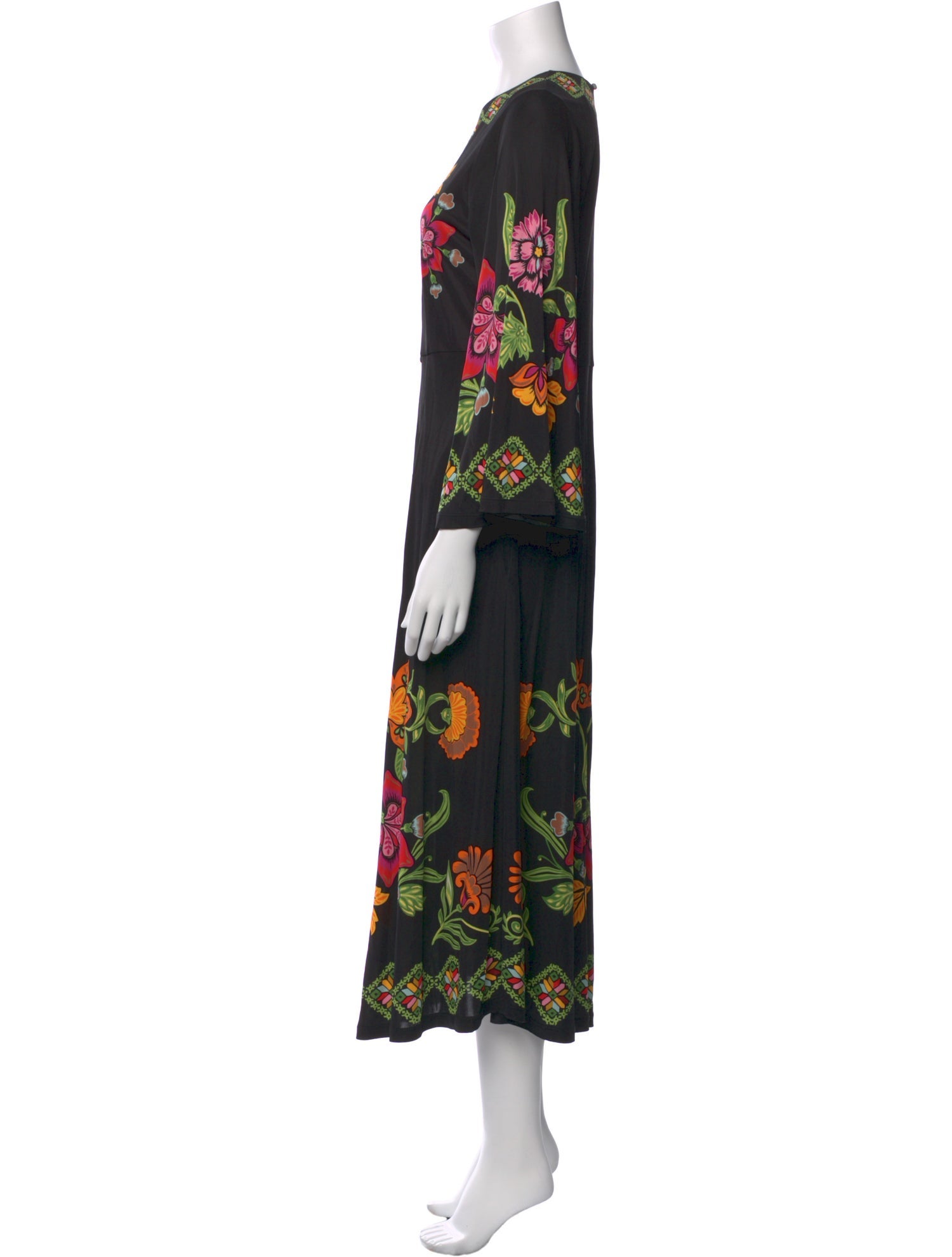 La DoubleJ Floral Print Long Dress