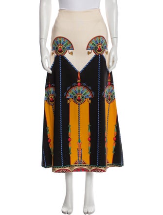 La DoubleJ Wool Midi Length Skirt