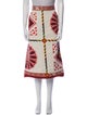 La DoubleJ Printed Midi Length Skirt