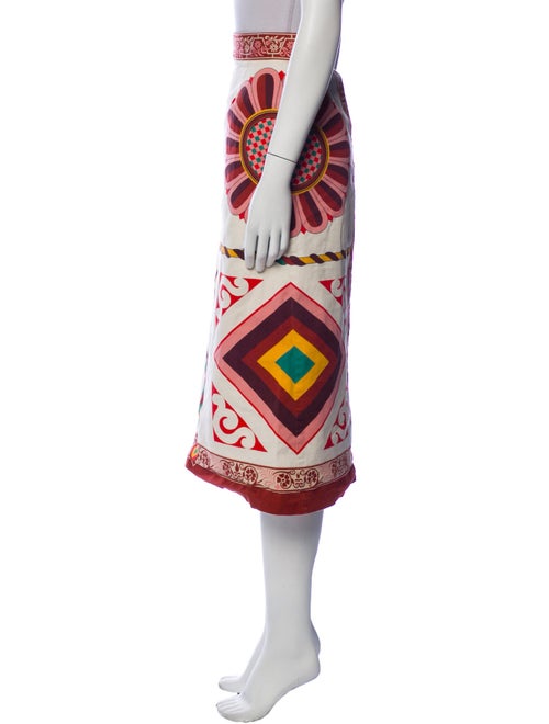 La DoubleJ Printed Midi Length Skirt