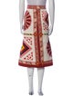 La DoubleJ Printed Midi Length Skirt
