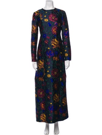 La DoubleJ Floral Print Long Dress