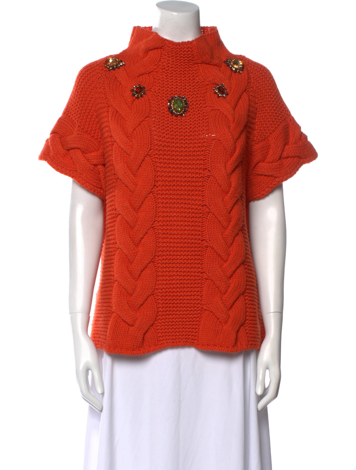 La DoubleJ Cashmere Mock Neck Sweater