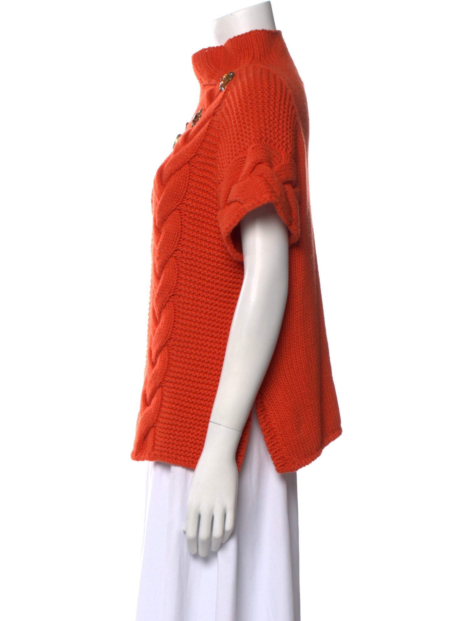 La DoubleJ Cashmere Mock Neck Sweater