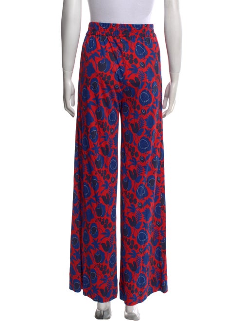 La DoubleJ Floral Print Wide Leg Pants
