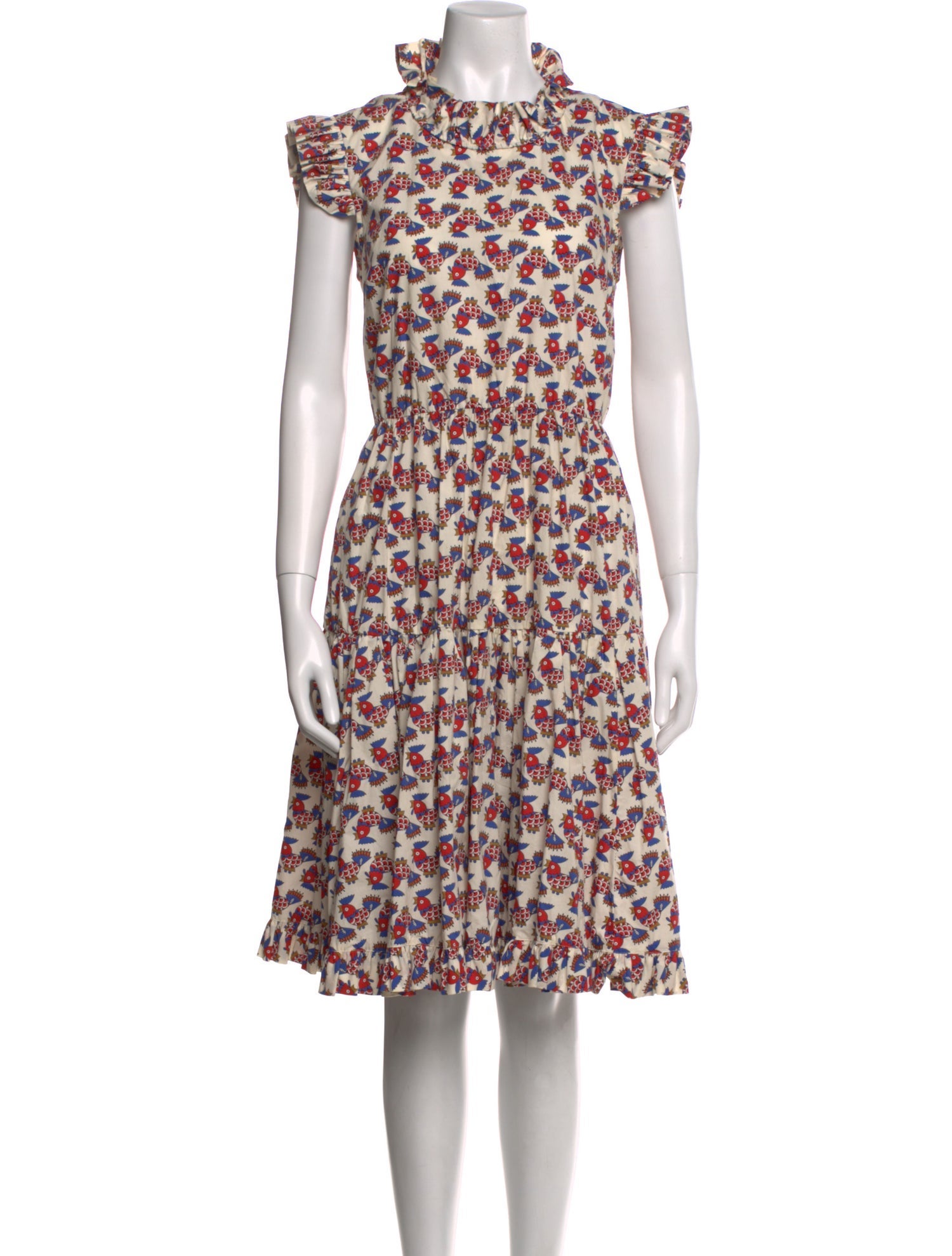 La DoubleJ Printed Midi Length Dress