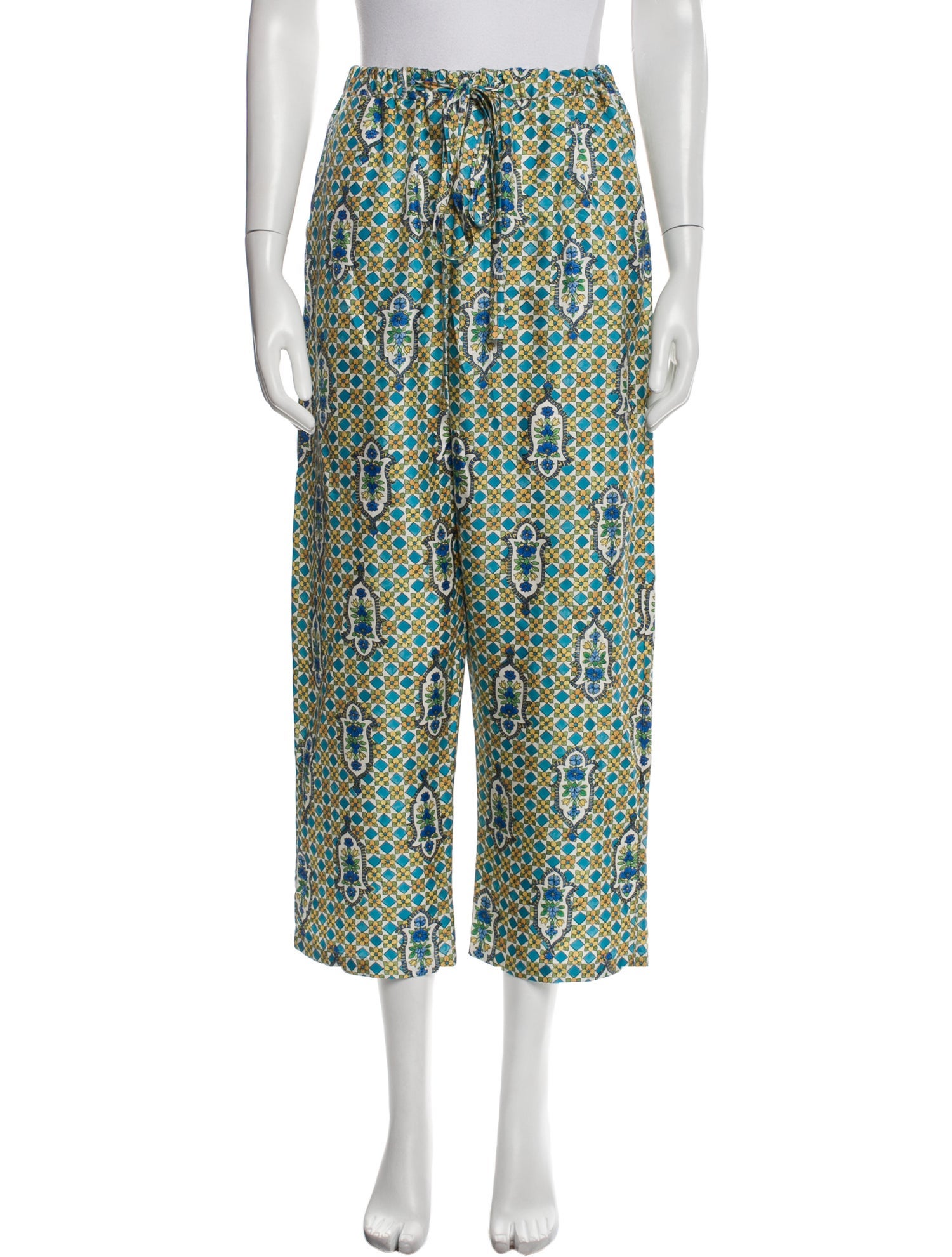 La DoubleJ Silk Wide Leg Pants