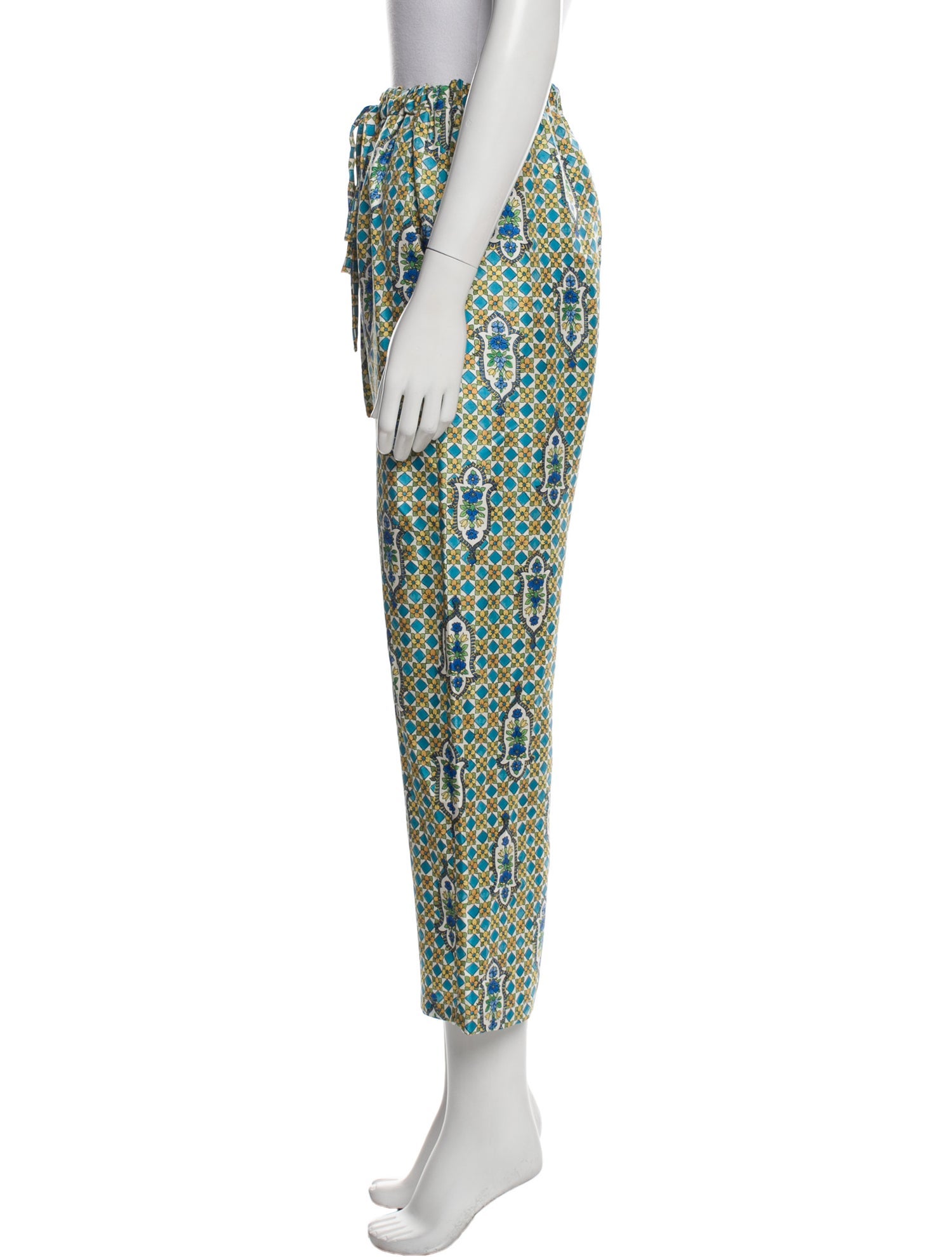 La DoubleJ Silk Wide Leg Pants