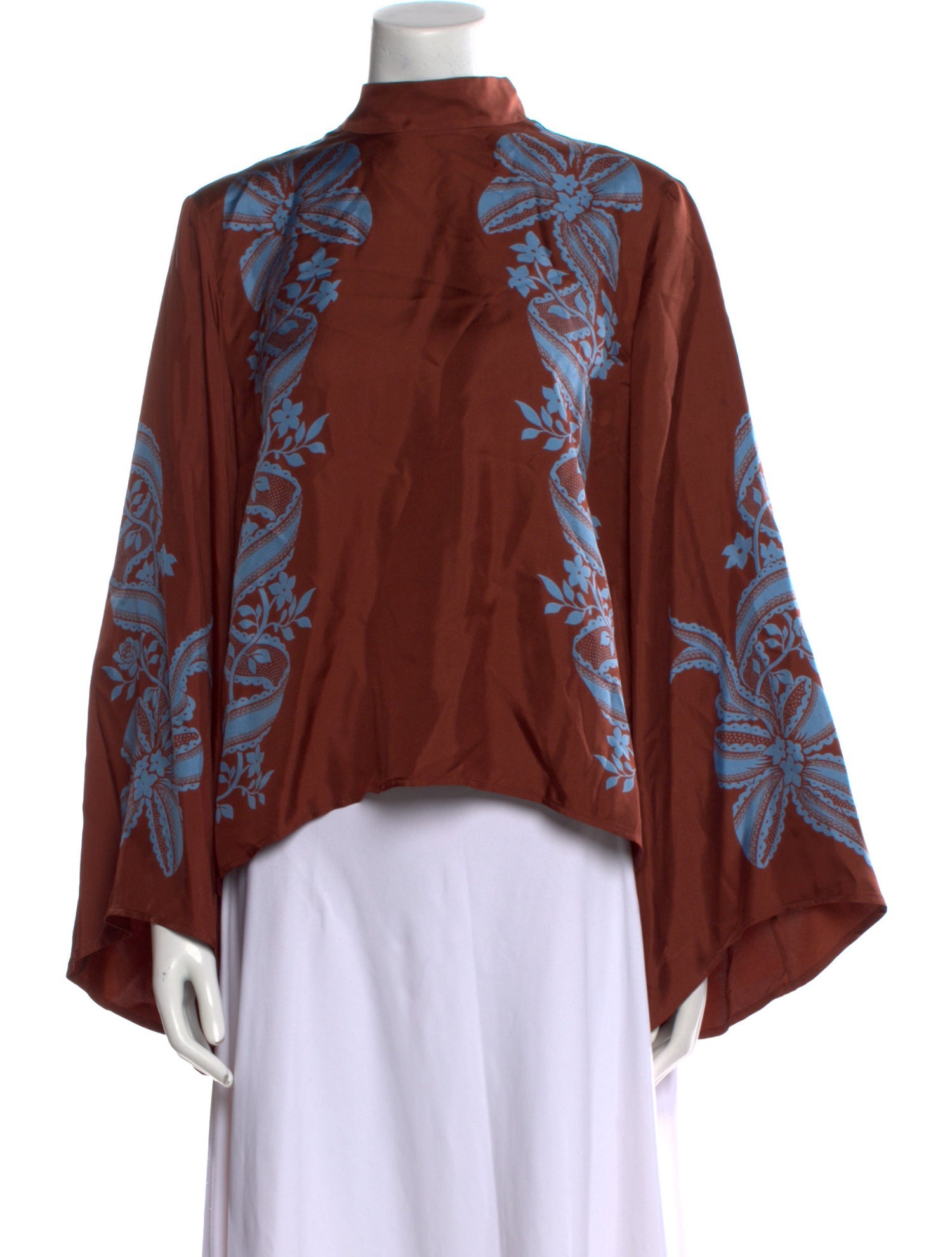 La DoubleJ Silk Floral Print Blouse w/ Tags