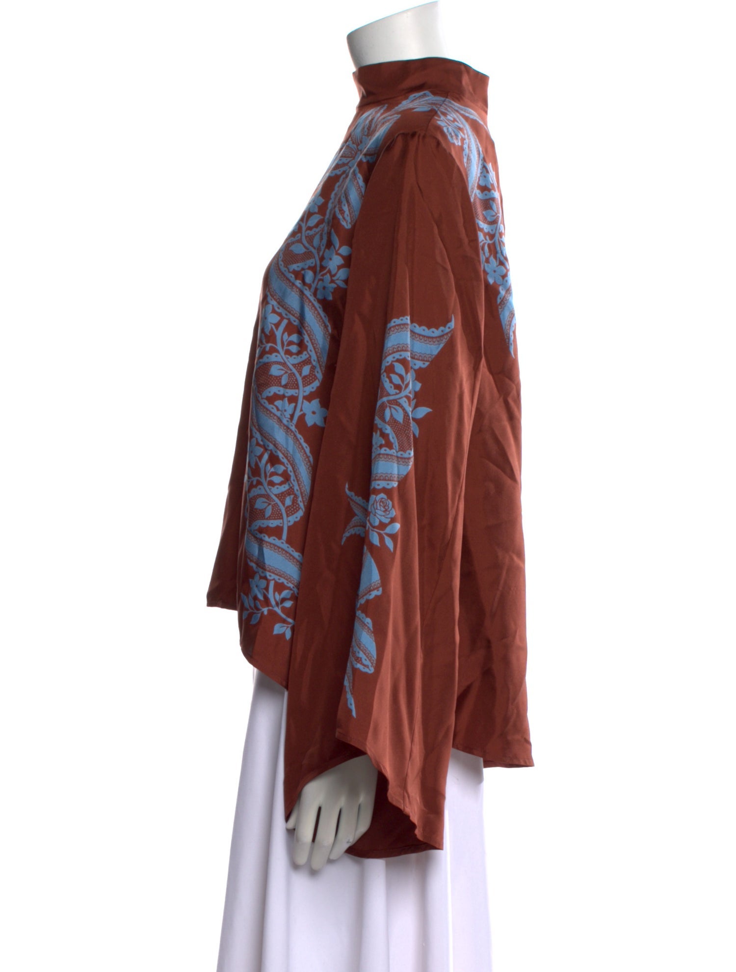 La DoubleJ Silk Floral Print Blouse w/ Tags