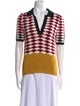 La DoubleJ Striped V-Neck Sweater