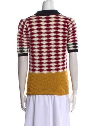 La DoubleJ Striped V-Neck Sweater