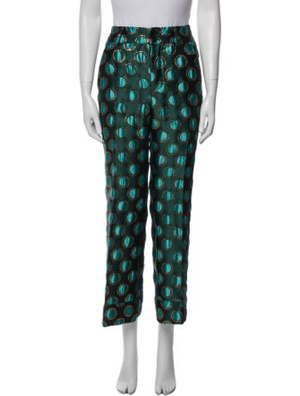 La DoubleJ Polka Dot Print Wide Leg Pants