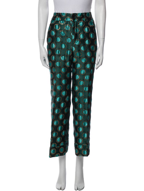 La DoubleJ Polka Dot Print Wide Leg Pants