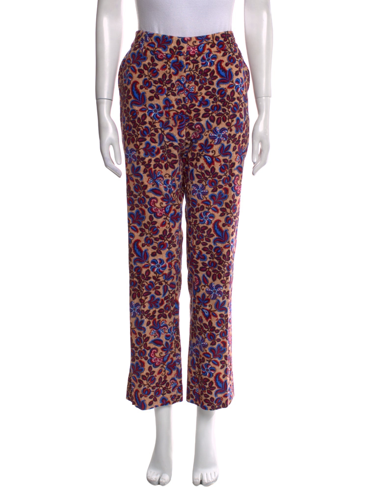 La DoubleJ Floral Print Wide Leg Pants