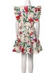 La DoubleJ Floral Print Mini Dress