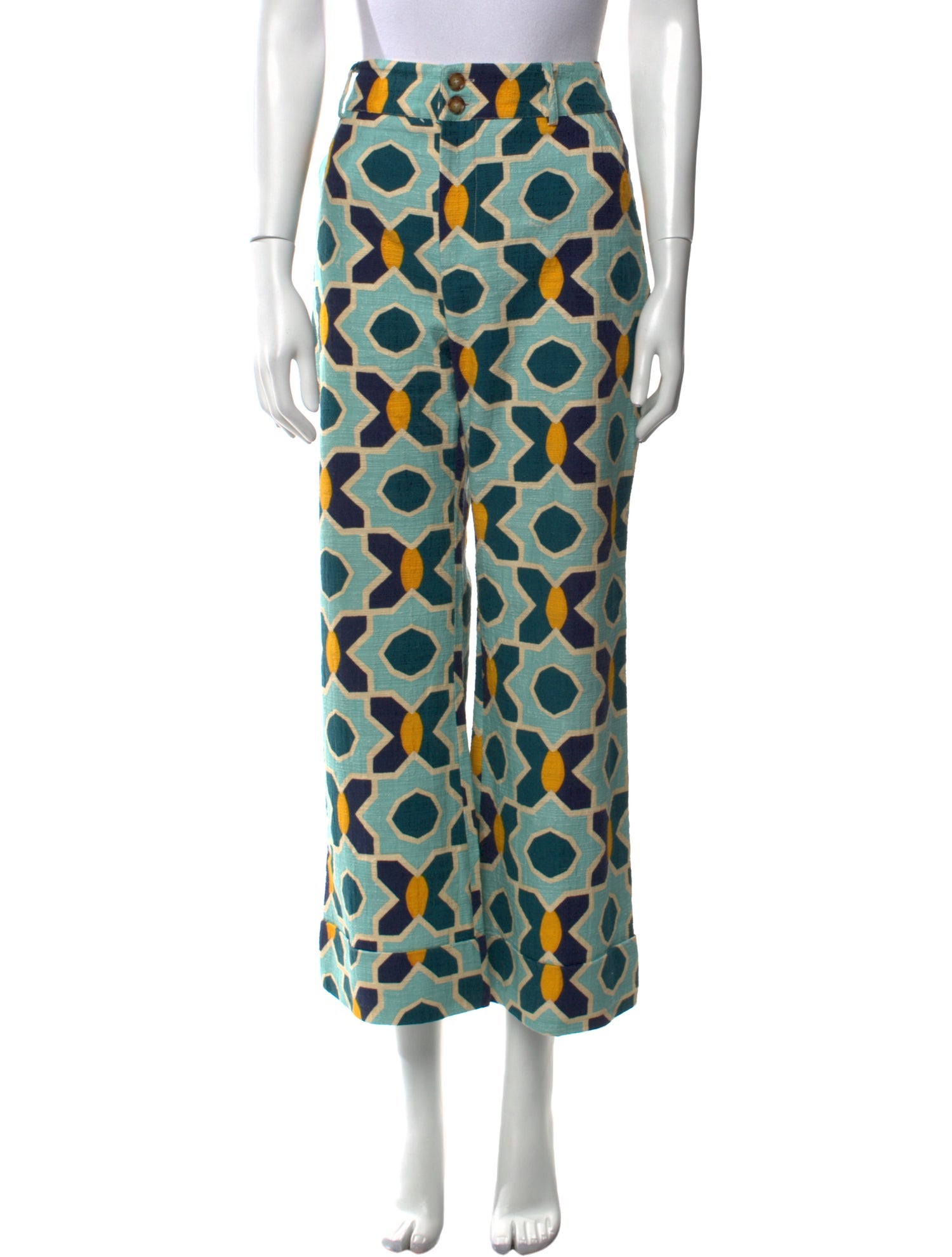 La DoubleJ Printed Wide Leg Pants